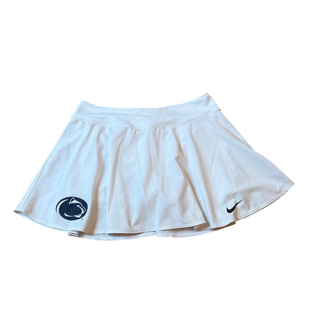 Nike White Tennis Skort with Navy Logos